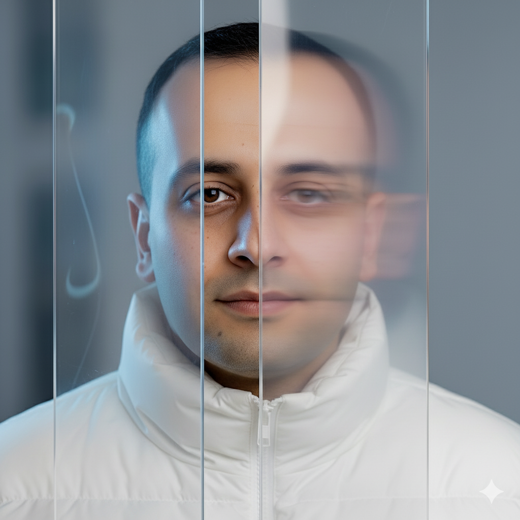 Surreal Portrait of a Young Man