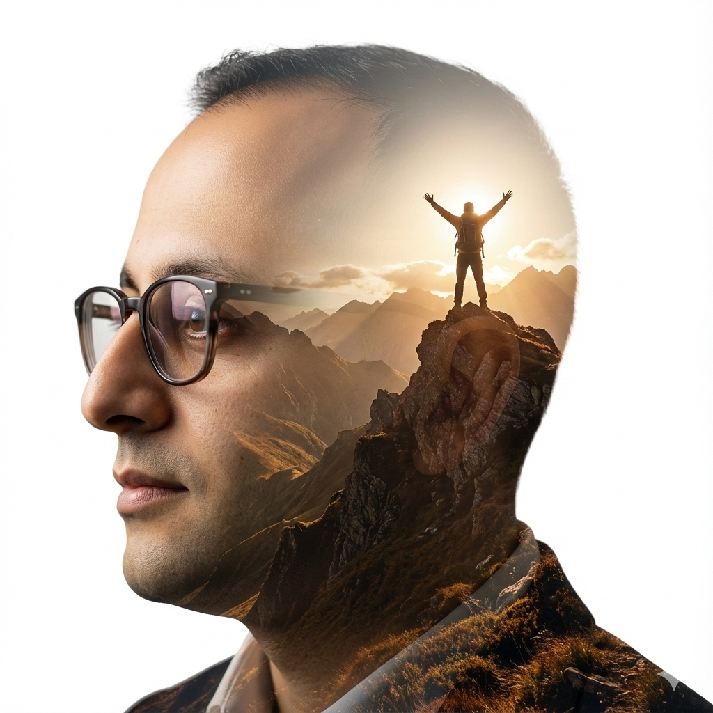 Cinematic Double Exposure Portrait Creation