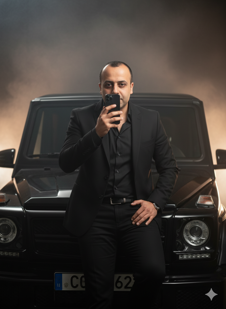 Stylish G-Wagon Pose